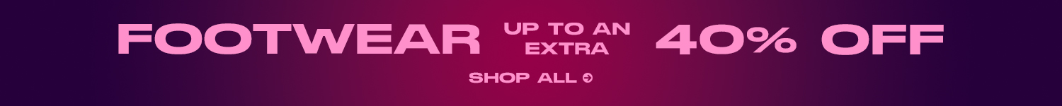 Footwear up to extra 40% off