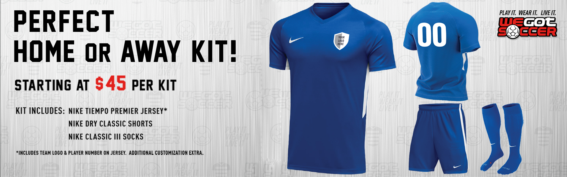 create your own soccer jersey nike